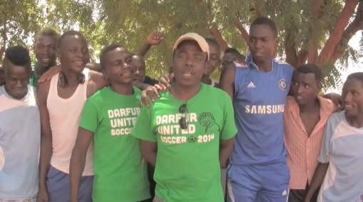 The Darfur United Men have a wonderful message for all the DU Supporters. Video: Gabriel Stauring / i-ACT